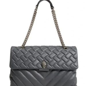 Kurt Geiger Kensington XXL Quilted Leather Shoulder Bag